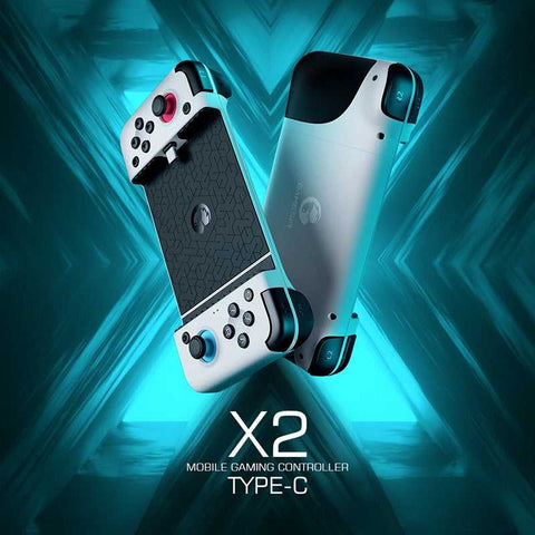 USB Gamepad for Android - Stretch Gamepad | Type-C Connection with bilateral stretch design, switch-style buttons, and stable mobile holder.