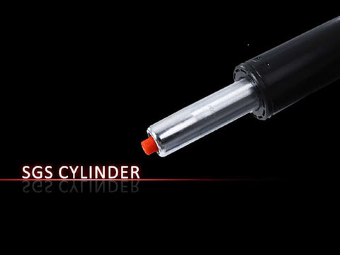 SGS-certified gas lift cylinder for ergonomic gaming chair, ensuring smooth height adjustment and durable support for long gaming sessions.